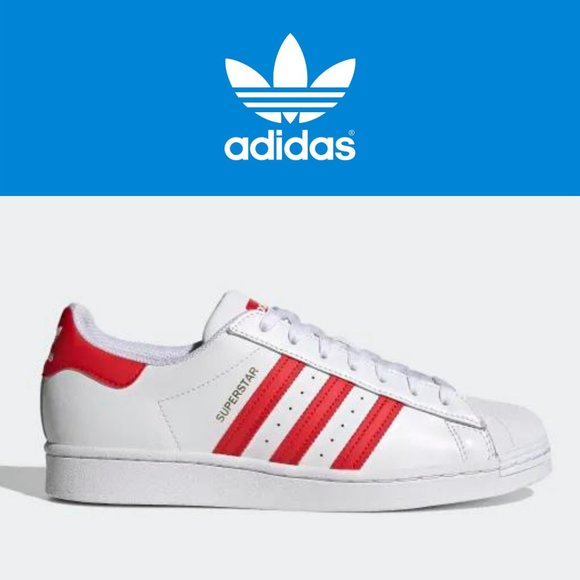 adidas | Shoes | Adidas Superstar Red 